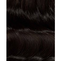 22 Double Hair Set Weft Clip Extensions Ebony"