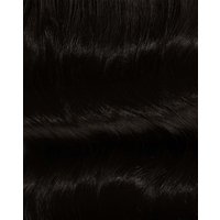 18 Half Up Hair Set Clip Extensions Natural Black"