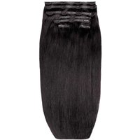 26 Double Hair Set Clip Extensions Ebony"