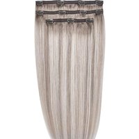 16 Deluxe Remy Instant Clip Hair Extensions Frosted Blonde"