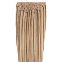 20 Double Hair Set Clip Extensions Honey Blonde"
