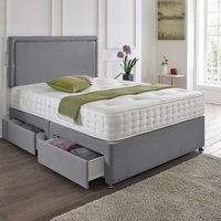 Seoul Headboard Divan Set - Choice of Mattress & Optional Storage