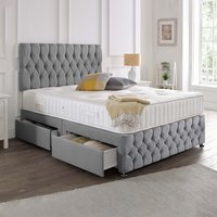 Beirut Matching Headboard & Footboard Divan Set - Choice of Mattress and Optional Storage