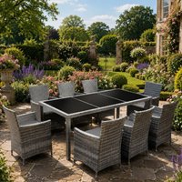 Chelsea 8-Seater Garden Dining Table & Chair Set