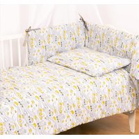Pościel 3 el. 100x135 z ochraniaczem Trendy w pojazdy budowlane BabyMatex