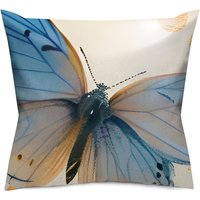 Poszewka 40x40 satynowa 3D Motyle w ogrodzie Darymex