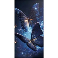 Ręcznik 100x180 plażowy Nocne Motyle
