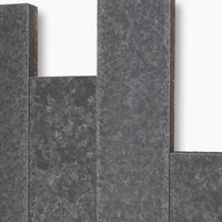 Seltra Natursteine Palisaden SANOKU® ELEGANCE satiniert Basalt anthrazit-schwarz, 8x25 cm, 75 cm