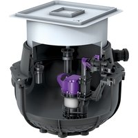 KESSEL Schmutzwasserhebeanlage Aqualift-S-Tronic Unterflurinstallation befliesbar Abwasserhebeanlage, GTF 500 resistant