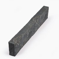 Seltra Natursteine Rasenkanten SANOKU® Basalt anthrazit-schwarz Oberfläche eben gespalten, 8x20x75 cm