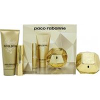 Paco Rabanne Lady Million Gift Set 80ml EDP + 10ml EDP + 100ml Body Lotion