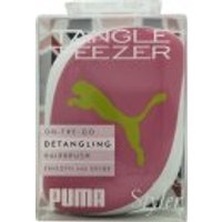 Tangle Teezer X Puma Compact Styler Detangling Hair Brush - Neon Yellow