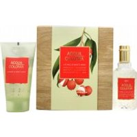 Mäurer & Wirtz 4711 Acqua Colonia Lychee & White Mint Gift Set 50ml EDC + 75ml Shower Gel