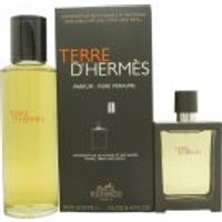Hermès Terre d'Hermès Gift Set 30ml Parfum Spray + 125ml Parfum Refill