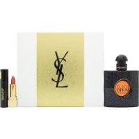 Opium Gift Set EDP + 2ml Volume Effet Faux Cils Mascara 01 + 1.3g Rouge Pur Couture Lipstick 70 Le Nu