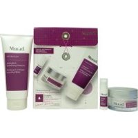 Murad The Derm Report Smoothing & Quenching Skin Set 200ml Exfoliating Cleanser + 5ml Recovery Serum + 50ml Moisturizer