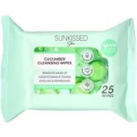Sunkissed Skin Cucumber Cleansing Wipes - 25 Pieces