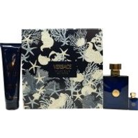 Versace Pour Homme Dylan Blue Gift Set 100ml EDT + 150ml Shower Gel + 5ml EDT