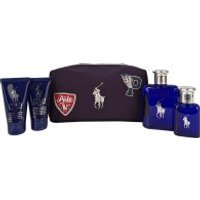 Ralph Lauren Polo Blue Gift Set: EDT 125ml - EDT 40ml - Shower Gel 50ml - Aftershave Balm 50ml