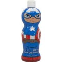 Marvel Captain America 1D Shower Gel & Shampoo 400ml
