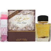 Lattafa Perfumes Pure Oudi Gift Set 100ml EDP + 50ml Deodorant Spray