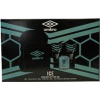 Umbro Ice Gift Set 75ml EDT + 150ml Shampoo & Conditioner + 150ml Shower Gel + Rucksack