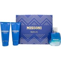 Missoni Missoni Wave Gift Set 100ml EDT + 100ml Shower Gel + 100ml Aftershave Balm