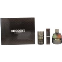Missoni Pour Homme Gift Set 100ml EDP + 10ml EDP + 75g Deodorant Stick