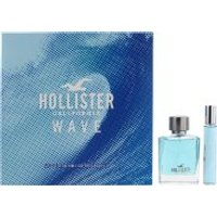 Hollister Wave for Him Gift Set 50ml EDT + 15ml EDT