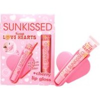 Sunkissed Love Hearts Lip Gloss Holder 15ml