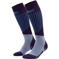 CEP Ski Ultralight Socks Tall 3.0, Skisocken, Herren, lila/blau