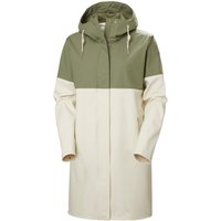 Helly Hansen Moss Block PU, Regenmantel, Damen, weiß/grün