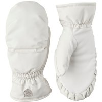 Hestra Primaloft Leather, Skifäustlinge, Damen, weiß