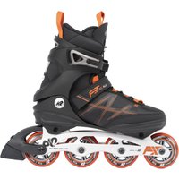 K2 F.I.T. 80 Alu, Inlineskates, Herren, schwarz/orange