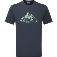 Montane Dual Mountain T Shirt, Herren, blau