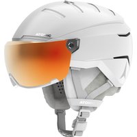 Atomic Savor GT Amid Visor HD, Skihelm mit Visier, weiß