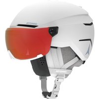 Atomic Savor Visor Photo, Skihelm mit Visier, weiß