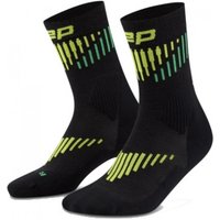 CEP Core Run Merino Socks Mid Cut 3.0, Laufsocken, Damen, black