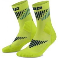 CEP Core Run Merino Socks Mid Cut 3.0, Laufsocken, Damen, gelb
