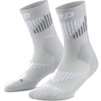 CEP Core Run Merino Socks Mid Cut 3.0, Laufsocken, Damen, grau