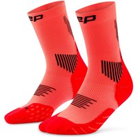 CEP Core Run Socks Mid Cut 5.0, Laufstrümpfe, Damen, neon