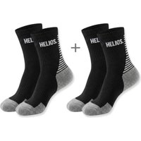 HELIOS Coolmax, Laufsocken, 2 Paar, schwarz