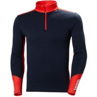 Helly Hansen Lifa Merino Midweight 1/2 Zip, Herren, Navy