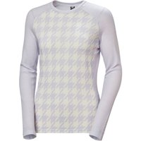 Helly Hansen Lifa Merino Midweight Graphic Crew, Damen, helllila
