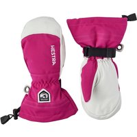 Hestra Army Leather Heli Ski, Skifäustlinge, Junior, pink