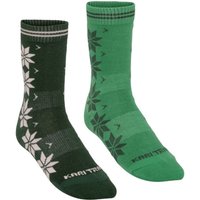 Kari Traa Vinst, Socken, 2er-Pack, Damen, grün