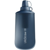LifeStraw Peak Series Collabsible Squeeze Bottle, 650ml, dunkelblau