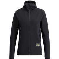 Lundhags Tived Merino Hoodie W, Mittelschicht, schwarz