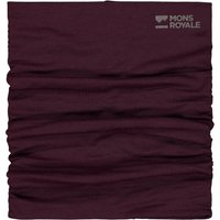 Mons Royale Double Up Merino Neckwarmer, Schlauchschal, Feige