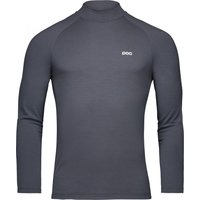 POC Layer Merino Mock Neck Jersey, Skiunterhemd, Herren, dunkelgrau